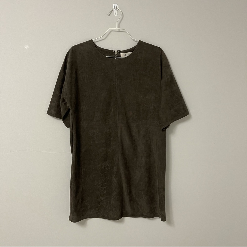 The impeccable pig suede like tunic